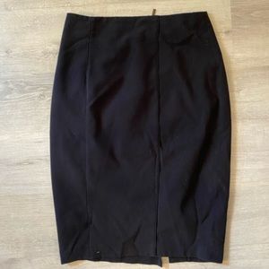Mossimo black pencil skirt size 4